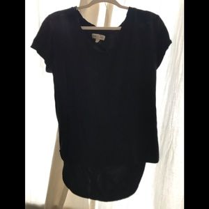 Cloth and Stone V neck T-shirt  Black